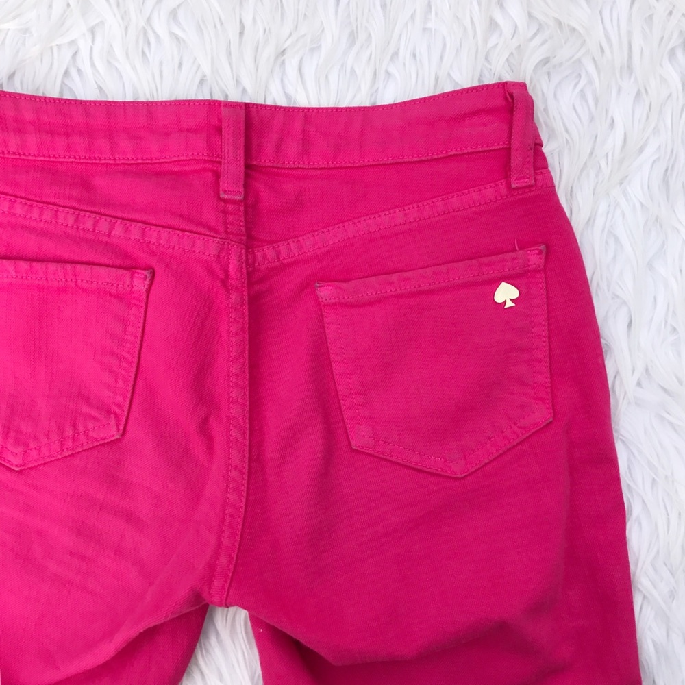 Kate Spade pink Broome Street Jeans